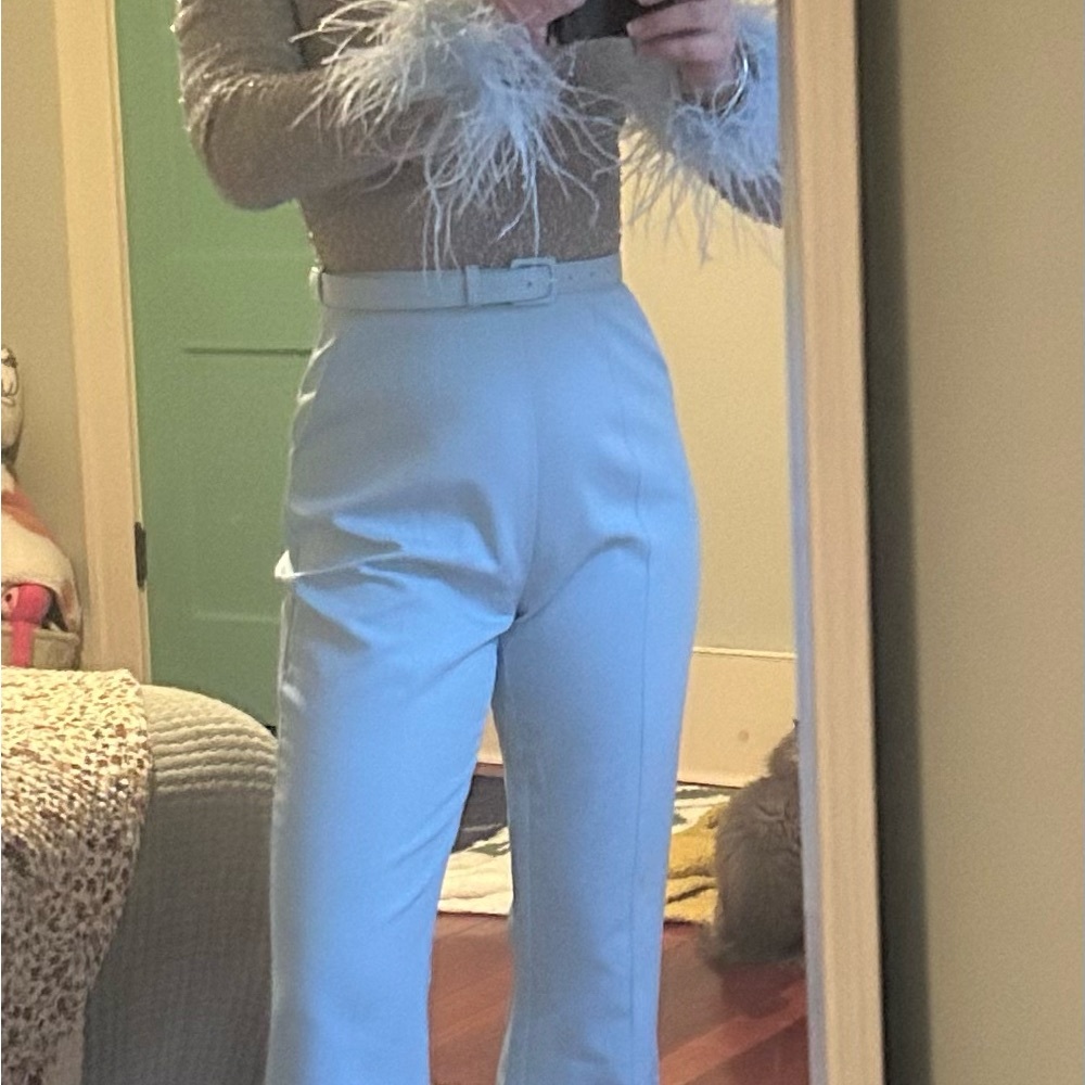 Elegant Blue Women's Pants by Lavish Alice